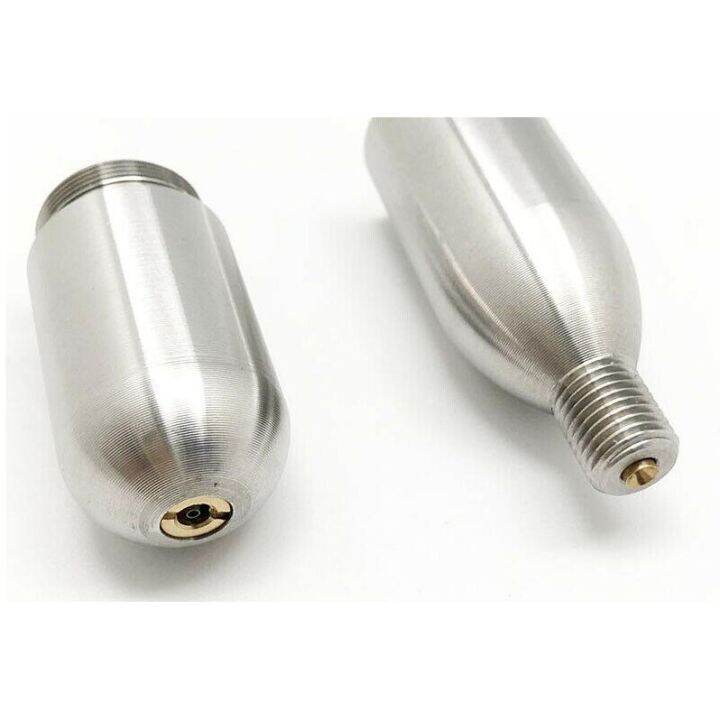 srorich888 REFILLABLE CO2 Cartridge 12g รีฟิล CO2 Cartridges Threaded