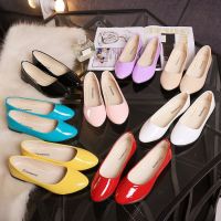 Plus Size 35-43 Women Flats Slip on Flat Shoes Candy Color Woman Boat Shoes Black Loafers Faux Suede Ladies Ballet Flats