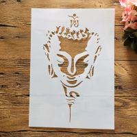 A4 29*21cm Buddhist Patriarch DIY Layering Stencils Wall Painting Scrapbook Coloring Embossing Album Decorative Template Rulers  Stencils