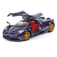 1:24 Pagani China Dragon Alloy Model ล้อหน้าสามารถหมุนได้ด้วยการตกแต่งโมเดลเสียงและแสงคำแนะนำการถ่ายทอดสด ~