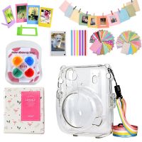 เคสใส + ฟิลเตอร์สี + กรอบรูปตู้เย็น สําหรับกล้องฟิล์ม Fujifim Instax Mini 11