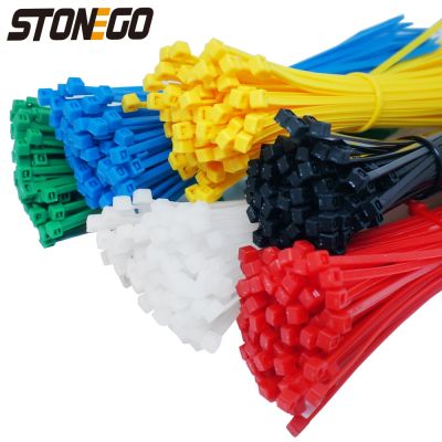 100 PCS 2.5mmx150mmSelf-Locking Nylon Wire Cable Zip Ties Cable Ties White Black Organiser Fasten Cable