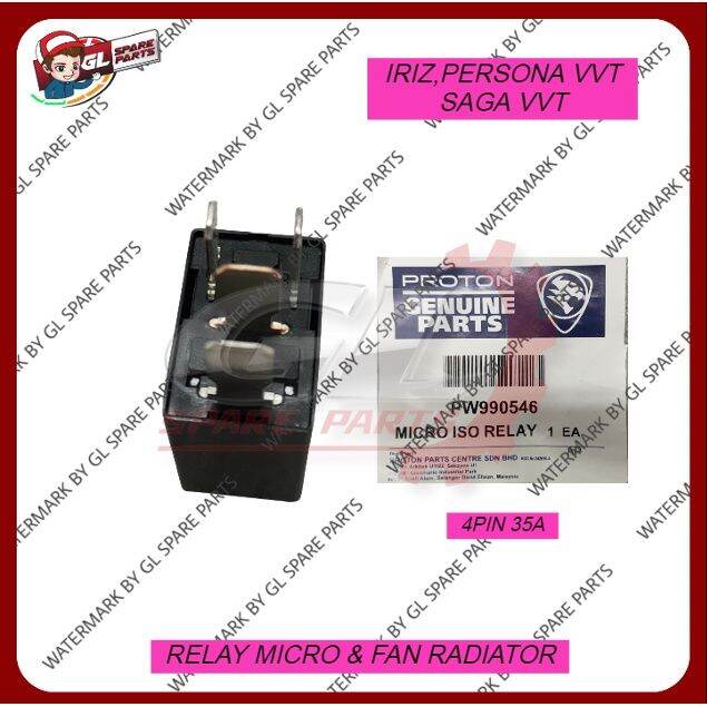 MICRO RELAY & FAN RADIATOR RELAY ORIGINAL PROTON IRIZ PERSONA VVT 2016