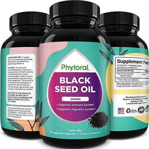 [PREORDER] Premium Black Seed Oil Capsules Nigella Sativa Black Seed