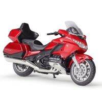 AAAWelly 1:18 Honda Gold Wing ยานพาหนะหล่อตายของเล่นแบบจำลองรถมอเตอร์ไซค์งานอดิเรกของสะสม