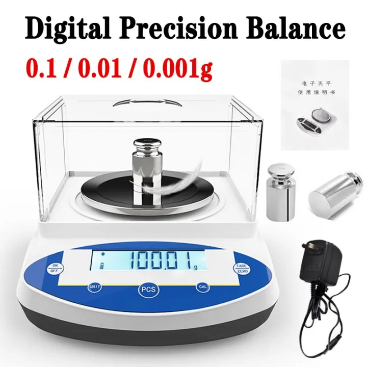 200G-3000G Digital Analytical Balance Laboratory Scales Microbalance ...