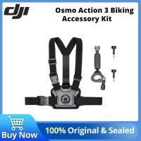 DJI Osmo Action 3ชุดอุปกรณ์เสริมสำหรับการปั่นจักรยาน DJI Osmo Action 3 Osmo Action 2อุปกรณ์เสริมกล้องที่ปลอดภัยไปยังหน้าอกหรือแฮนด์