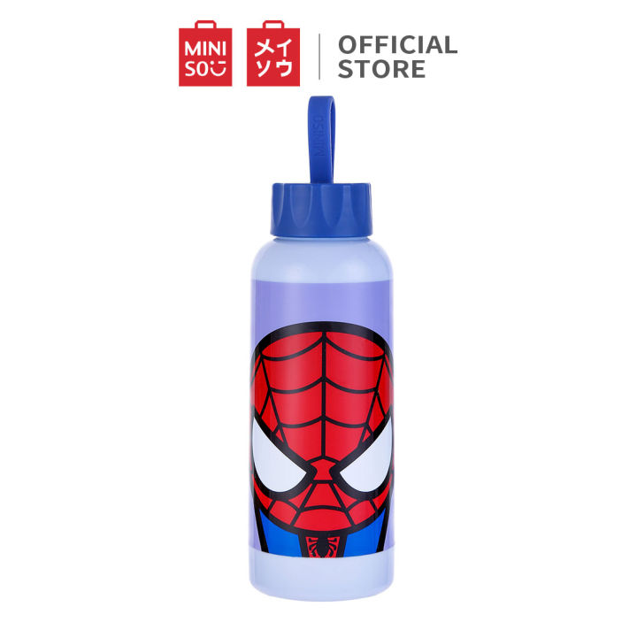 Bình thủy tinh Marvel 300ml,Spider-man Miniso 