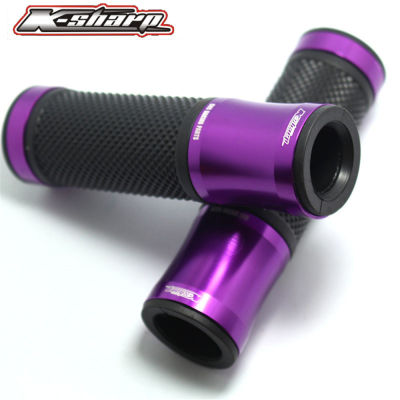 9 color CNC Motorcycle Aluminum Rubber Gel Hand Grips 78" Handle Bar Sports Bikes Suitable for all honda models cb650r cbr