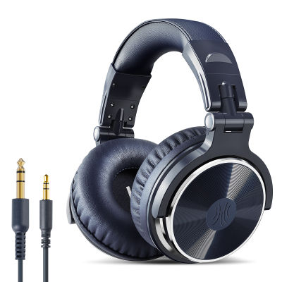 Oneodio Professional Studio DJ Headphones With Microphone Over Ear Wired Earphones HiFi Monitors Foldable Gaming Headset For PC