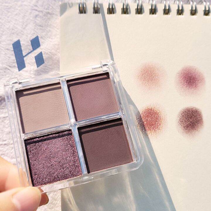 อายแชโดว์เคลือบเงา-4-สีอายแชโดว์-pearlescent-eyeshadow-pan