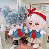 Genuine 20CM Doll Replaceable Clothes School uniform K-Pop Plush Toys Accessories Korean Group Jungkook NCT127 Lisa Jennie Jimin Fans Gifts