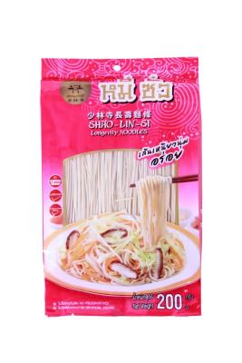 หมี่ซั่วขาว ตรุษจีน สารทจีน กินเจ เส้นเหนียว นุ่ม อร่อย Shao Lin Si Longevity Noodles 200 g