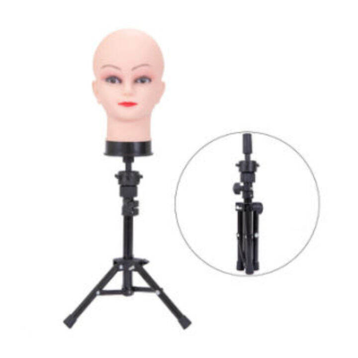 Wig Stands 22 Inch Wig Training Mannequin Head Tripod Wig Stand for