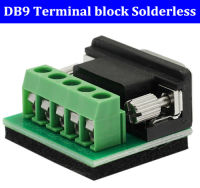 RS232 RS485422 5มม. DB9 9pin ชายหญิง Serial Port Connector To Terminal Adapter D-SUB COM Converter Board Terminal Block