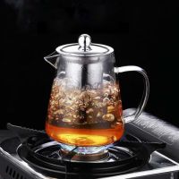 Tea Infuser Pot Heat-resistant Glass Teapot Cup With Filter Flower Tea Pot Oolong Puer Kettle Glass Coffee Tea Pot Tea Sets