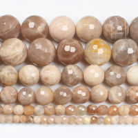 Natural Faceted Sunstone 4-14mm Round Beads 15inch ,Wholesale For DIY Jewellery!