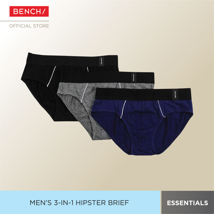 BENCH- TUB0313 Men's 3-in-1 Hipster Brief | Lazada PH