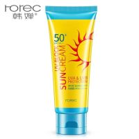 ครีมกันแดด HOREC SPF 50 PA+ + + ครีมกันแดด 80 กรัม ครีมกันแดดกันน้ำ ครีมทาผิวหน้าและตัว ครีมบำรุงกันแดด N065