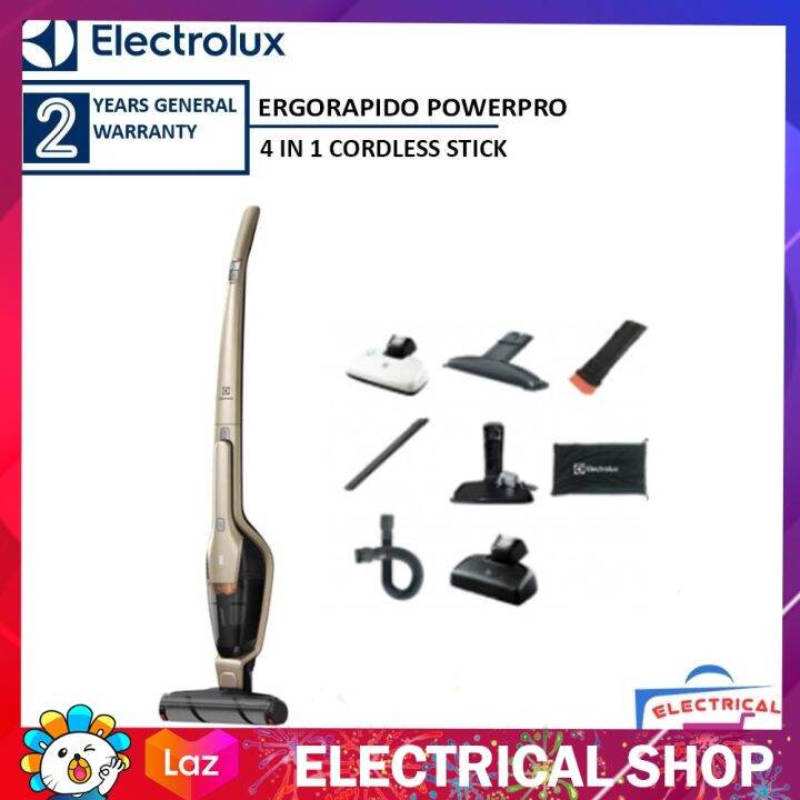 Electrolux Cordless Stick Vacuum ZB3424BP Ergorapido PowerPro Lazada