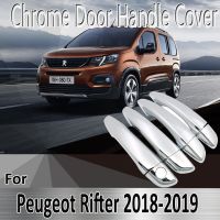 For Peugeot Rifter Partner 2018 2019 2020 Styling Stickers Decoration Chrome Door Handle Cover Paint Refit Car Accessories