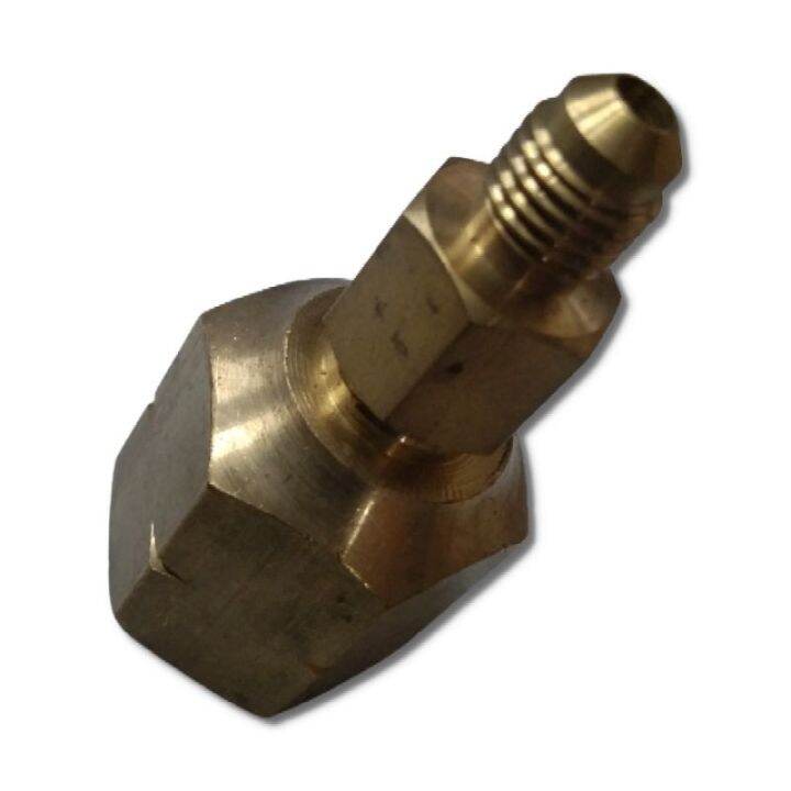 ♕Nitrogen tank adaptor left thread with flare 14 connector⚘ Lazada PH