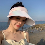 Summer Hat Sun Visor Hat Anti-ultraviolet Elastic Hollow Top UV