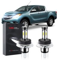 หลอดไฟหน้ารถยนต์ LED T12 6000K สีขาว แบบเปลี่ยน สําหรับ Mazda BT-50 ปี 2011-2015 2016 2017 (1 คู่) 2PCS