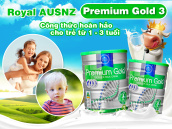 Sữa Hoàng Gia Úc Premium Gold Số 3 900g (cho bé từ 1-3 tuổi)