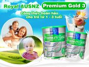 Sữa Hoàng Gia Úc Premium Gold Số 3 900g cho bé từ 1-3 tuổi