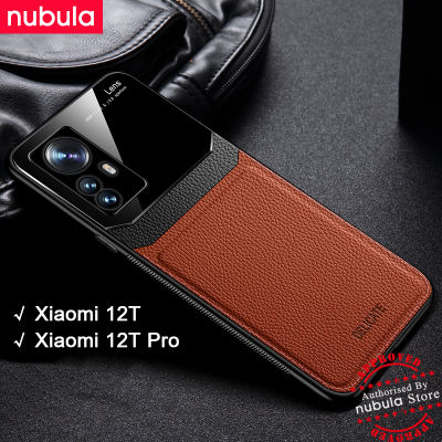 NUBULA สำหรับ Xiaomi 12ครั้ง Pro | Mi 12ครั้ง (6.67 ") นิ้วปลอกฮาร์ดเม็ดเล็กหนังโทรศัพท์มือถือปกหลัง Plexi แก้วโทรศัพท์มือถือ Xiaomi 12ครั้ง Pro โทรศัพท์มือถือกันกระแทกเคสสำหรับ Xiaomi 12ครั้ง Pro 12ครั้ง