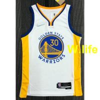 NBA Basketball Jersey Golden State Warriors 30 # Curry 75Th White New Sponsor 2022