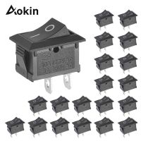 10 ON-OFF KCD1 15x21 millimeters 2pin Interruptor Type of vessel 6A 250 V 10A 125 V 15X21 Rocker Switch black power switch New