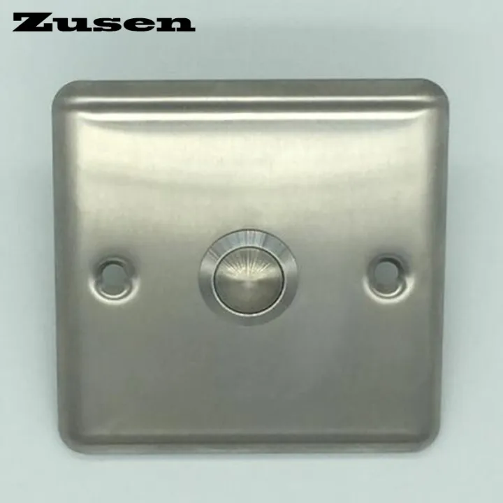 Zusen 19mm strength Door bell push button with panel button is