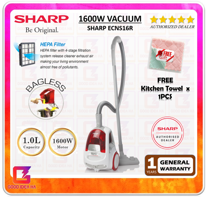 sharp vacuum ecns16r