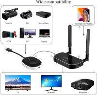 5G 50M Wireless HDMI Extender Video Transmitter And Receiver 1 To 4 1080P 4K Screen Share Switch For PS4 Camera PC To TV Stick