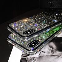 Bling Case For iPhone 12 Mini 11 Pro Max XS X XR 6 S 7 8 Plus Samsung Note 20 S20 Ultra Huawei P40 Mate 30 Glitter Diamond Cover