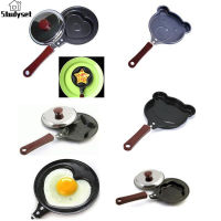 Studyset IN stock 4pcs Breakfast Frying Pans Multipurpose Cartoon Rabbit Heart-shaped Five-pointed Star Non-stick Cooking Appliances