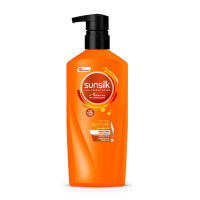 Sunsilk co-creation damage restore conditioner ซันซิล ครีมนวด ผมแห้งเสีย สีส้ม 425 ml.