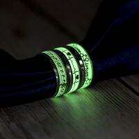 Couple Luminous love ring stainless steel fluorescent ring couple 2021 new fashion jewelry gift for boyfriend