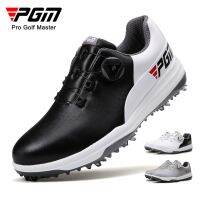 PGM Men Golf Shoes Knob Strap Leisure Sports Shoes Removable Spikes Skid-proof Comfortable Mens Waterproof Sneakers XZ235