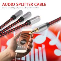 Portable Microphone Headphone Computer 1 Male To 3 Female AUX Cable 3.5mm Jack Audio Splitter Extension For IPhone For Android Headphones Accessories