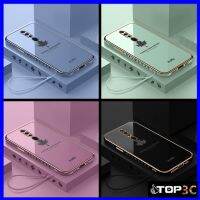 OPPO F11 PRO กรณี Oppo A55กรณี Oppo A95 F11 A53 A15 A16 Reno6Z Reno5F A9 2020 F9 A5S A7 A12 A54ตรงขอบ Maple Leaf กรณีโทรศัพท์ FY