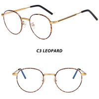 【READY STOCK】Anti Blue Eyeglasses Myopia Eyeglasses Minus0°~-400° Eyeglasses Korean Fashion Round Metal Frame Eyeglasses