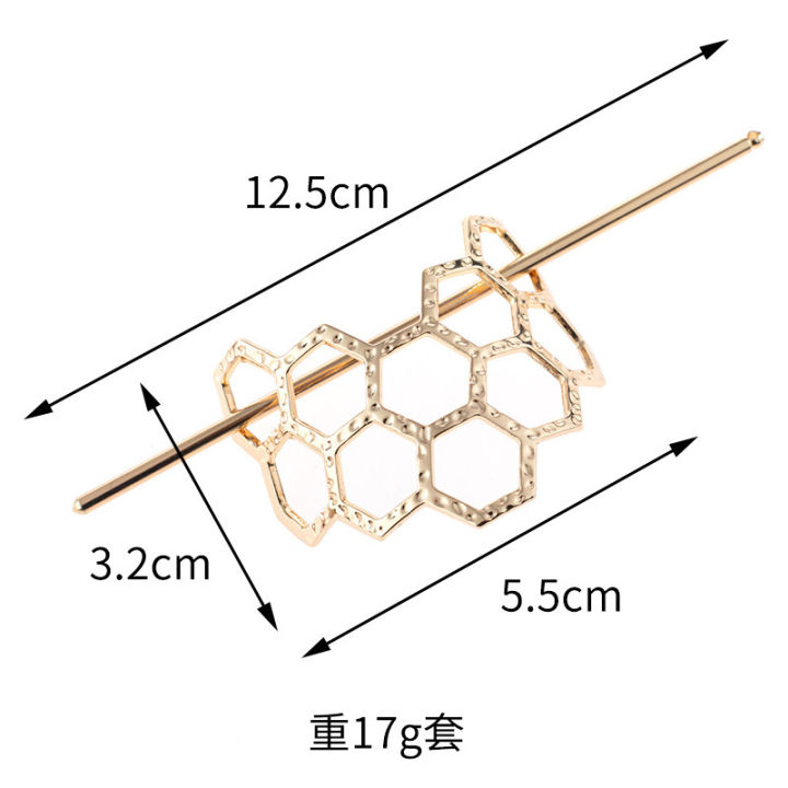 curly-hairpin-mobile-card-issuance-metal-hair-stick-honeycomb-hairpin-alloy-hairpin-curly-hair-headwear