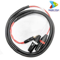 (3M)TSL TR-ST 3.5mm.-XLR ผู้ 2Core สาย CABLE TR 3.5mm(M) To XLR(M)2หัว 2 pairs