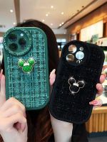 ตุ๊กตาสามมิติการ์ตูนเพชรถักสวยหรู,สำหรับ iPhone 7เคสโทรศัพท์ TPU,8, X, XS, XR, 11, 12, 13, 14ซีรี่ส์