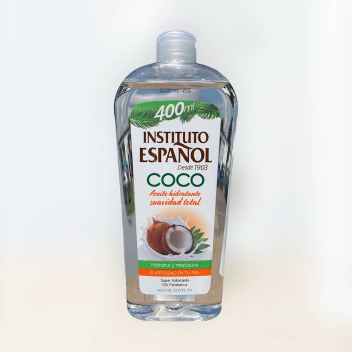 instituto-espanol-coconut-bod-oil-400ml-บอดี้ออยล์บำรุงผิวจากมะพร้าว