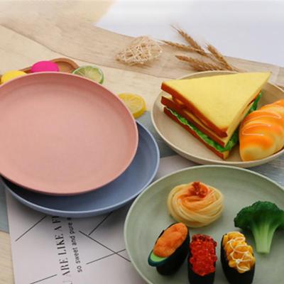 4pcs Portable Reusable Household Dishware Set Kids Adult Spoon Fork Cup Salad Soup Bowl Plate Wheat Straw Kitchen Tableware Set