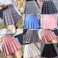 ☆COD☆ 7 สี XS-3XL สินค้าเฉพาะจุด skirt มีซับใน กระโปรงสั้น ลายสก๊อต กระโปรงทรงเอ เอวสูง กระโปรงเทนนิส